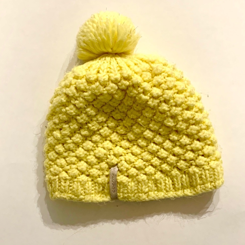 Obermeyer Popcorn Knit Winter Ski Hat Beanie